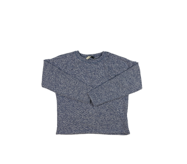 Modré melírované teplejší triko George