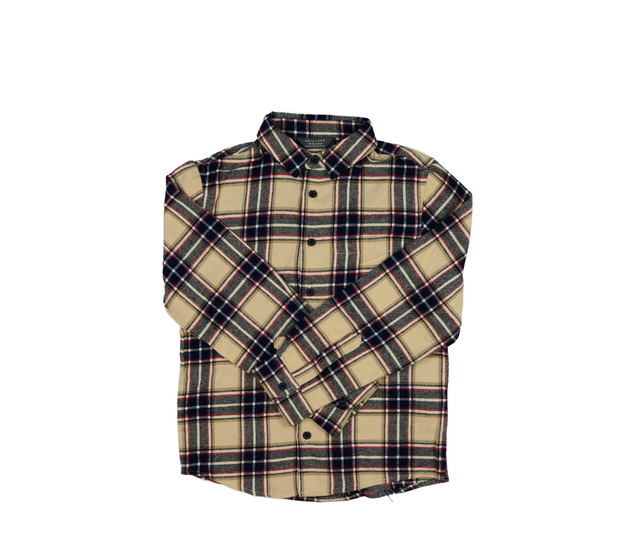 Hnědo-modrá kostkovaná košile Primark 