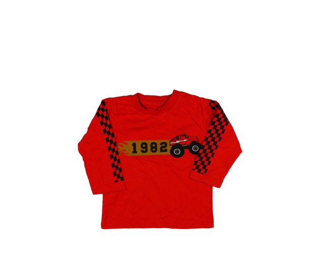 Červené triko s autem Next