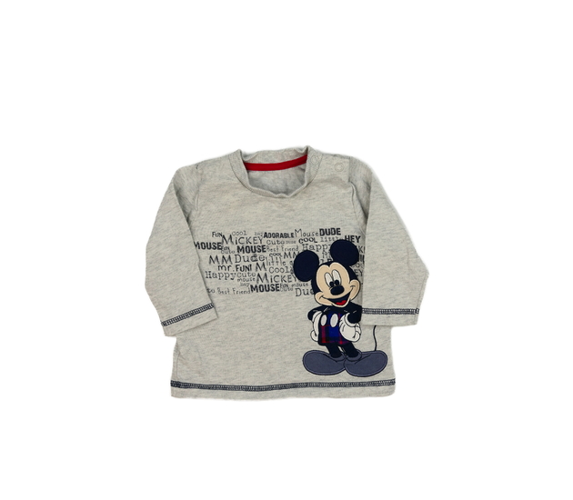 Šedé triko Mickey Disney 