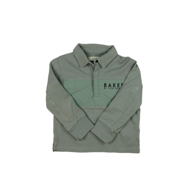 Zelené triko s límečkem Baker