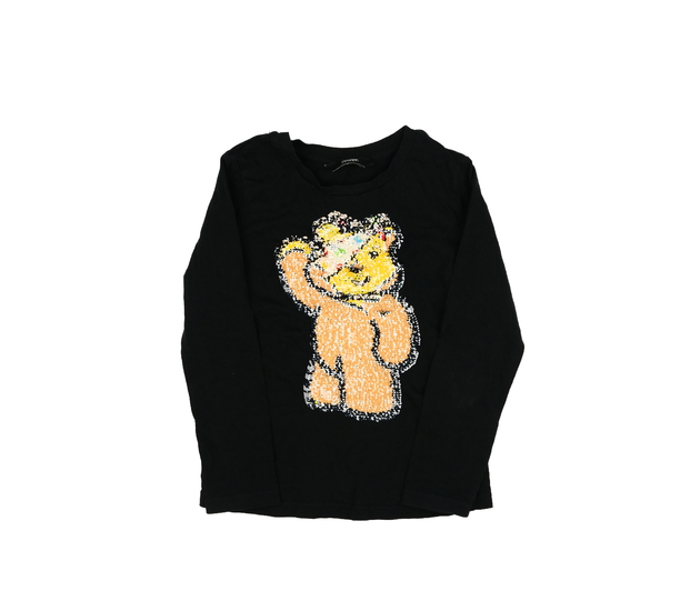 Černé triko s medvědem George