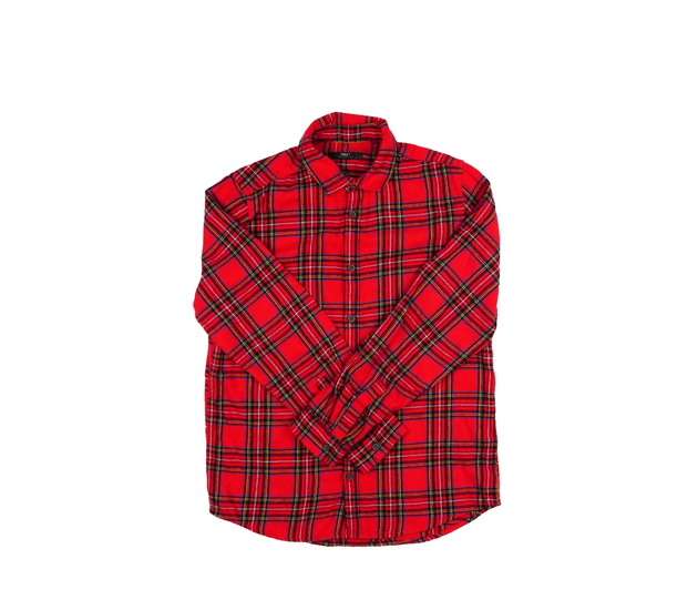 Červená pruhovaná košile Next