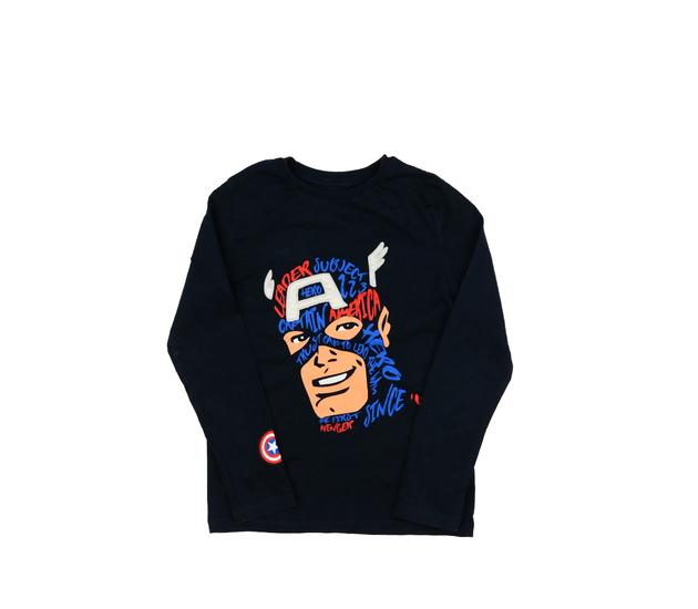 Tmavé triko Kapitán Amerika Marvel M&S