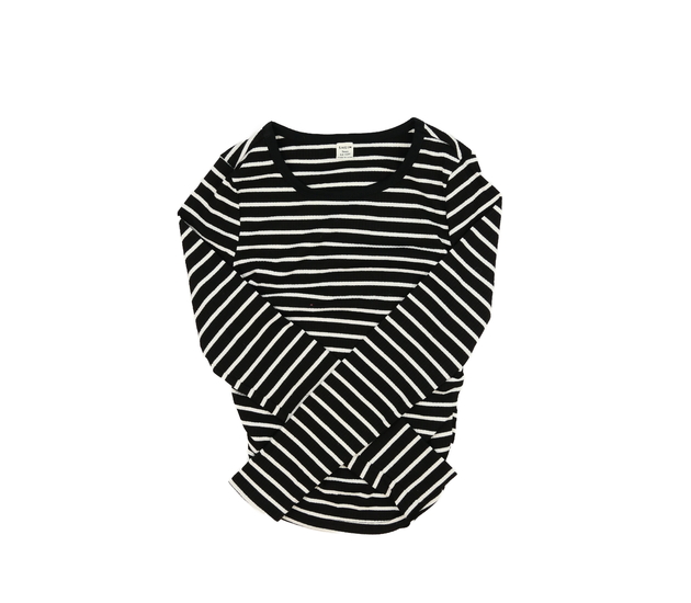 Pruhované triko s nabíráním na bocích 