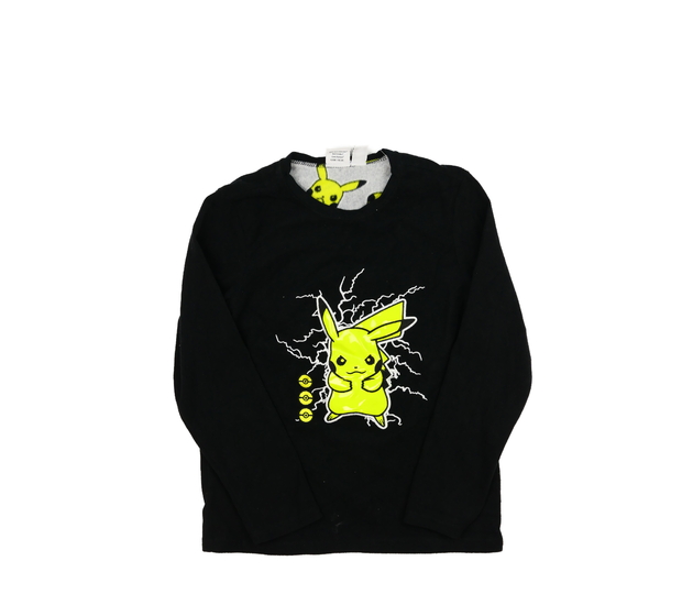 Černé teplé domácí triko Pokémon Primark 