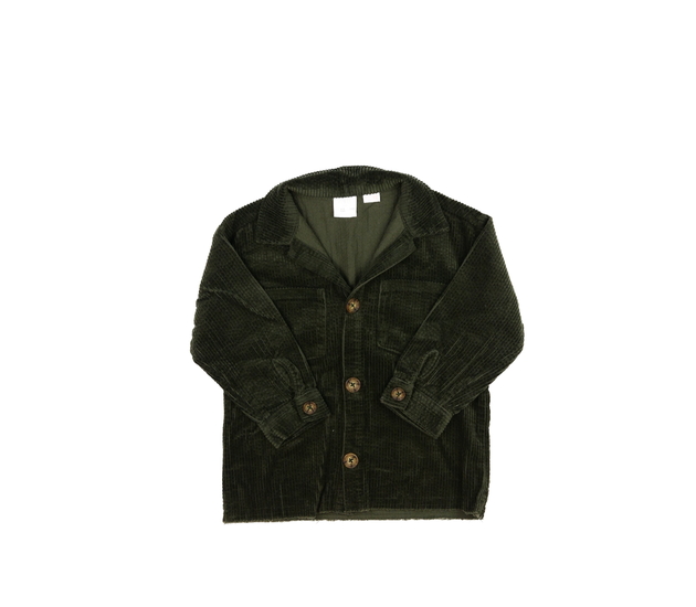 Zelená manšestrová košile Zara