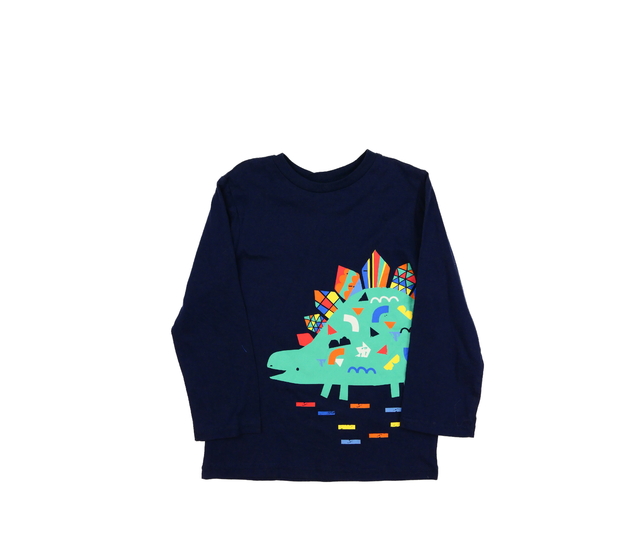 Modré triko s dinosaurem George