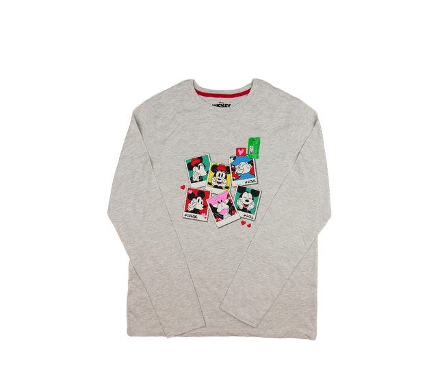 Nové šedé triko vel. 170 Mickey Primark 