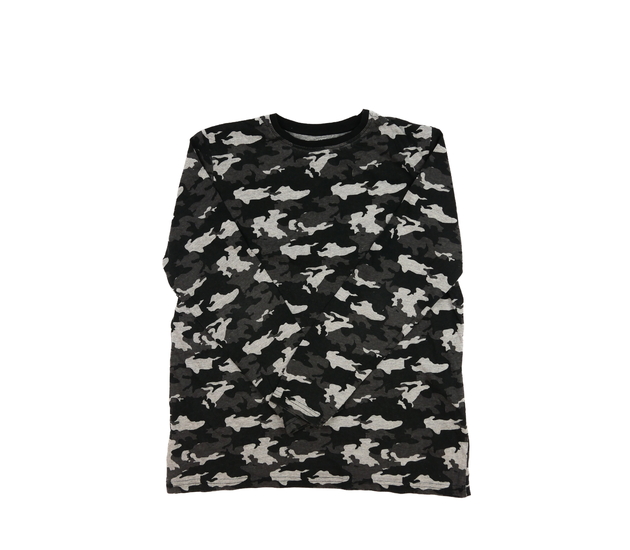 Šedé maskáčové triko Primark 