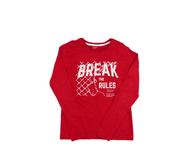 Červené triko s potiskem vel. 176