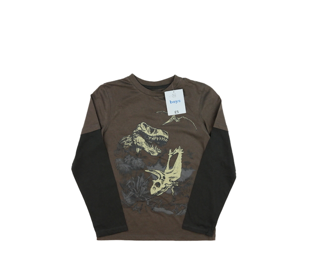 Nové tmavé triko s dinosaurem Tu 