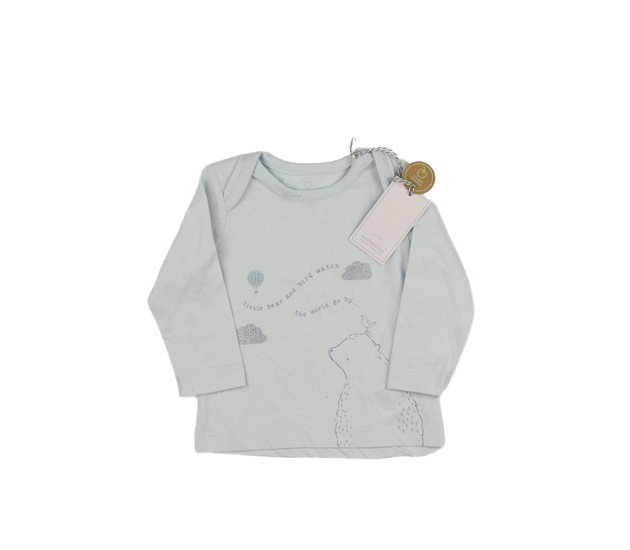 Nové světle modré triko Mothercare