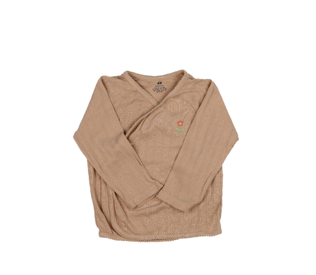 Oranžové madeirové triko H&M