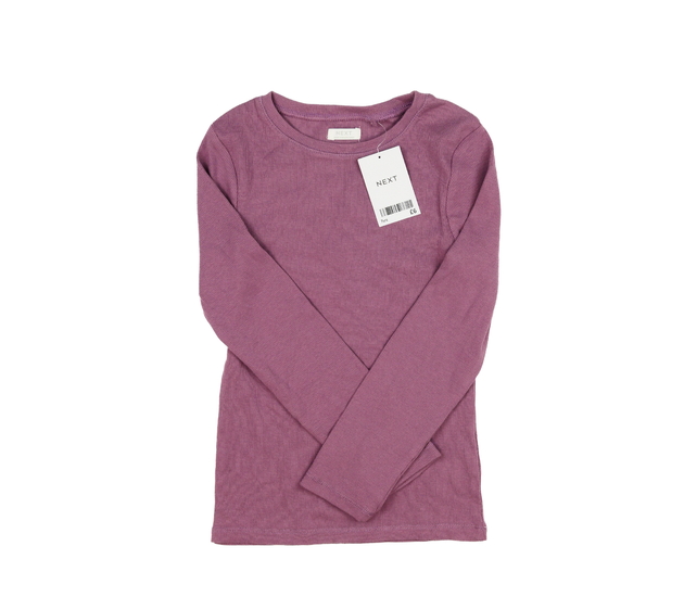 Nové fialové žebrované triko Next