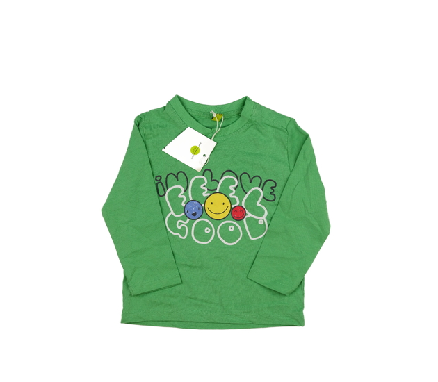 Nové zelené triko se smajlíky 
