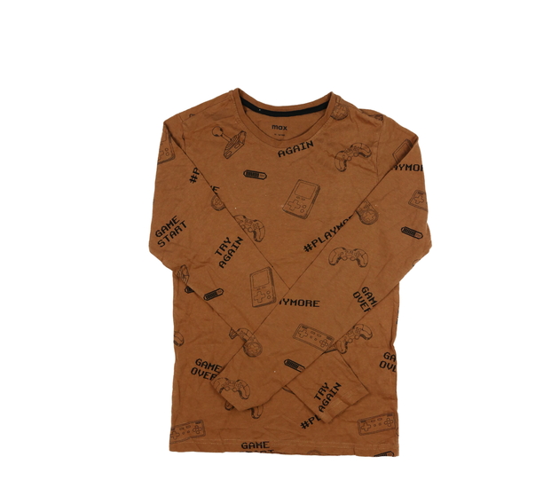 Hnědé herní triko