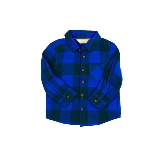 Modrá kostkovaná košile Primark 