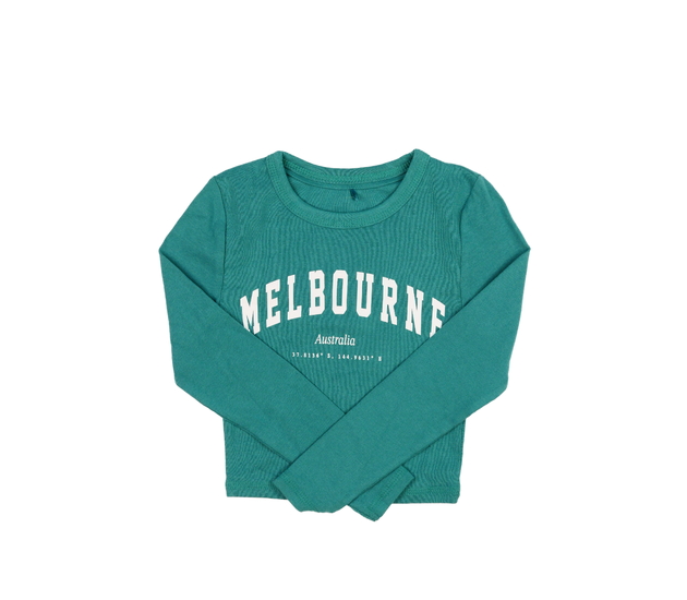 Zelený crop top George