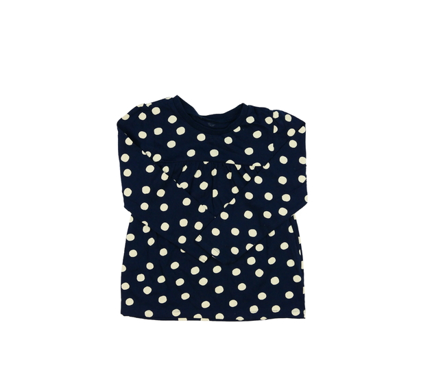 Tmavě modré triko s kolečky 