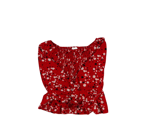 Červená prošívaná halenka Next