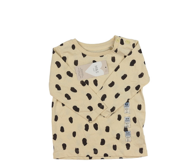 Nové krémové vzorované triko M&S