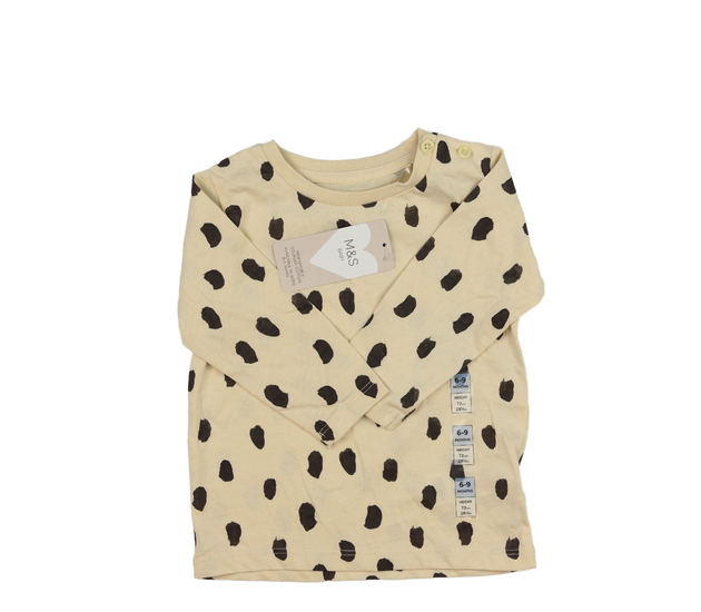 Nové krémové vzorované triko M&S