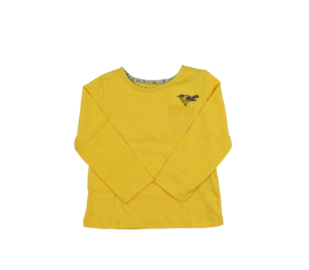 Žluté triko s kapsičkou Next