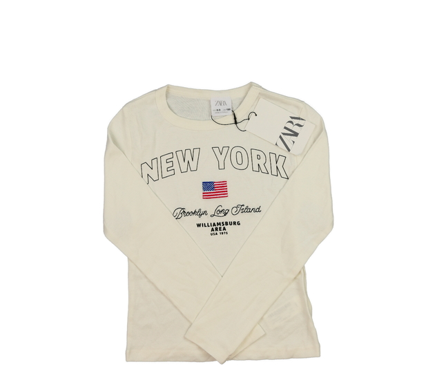 Nové krémové triko Zara