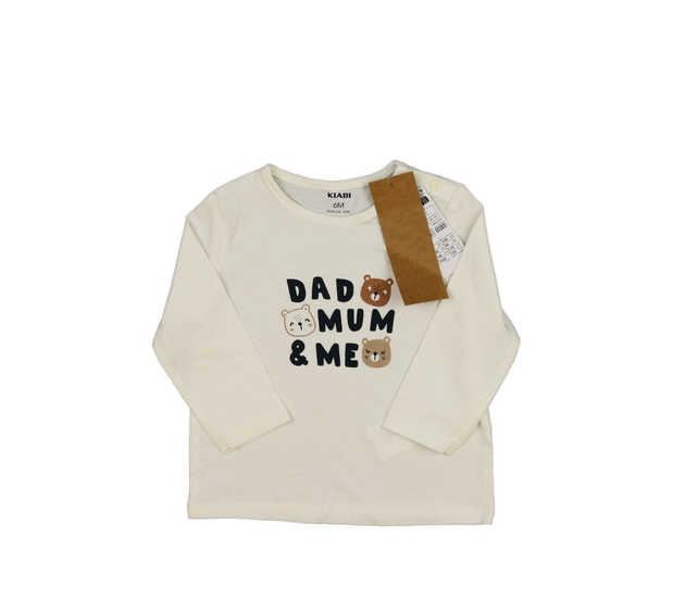 Nové bílé triko s nápisem 