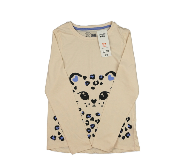 Nové světle hnědé triko se zvířátkem 