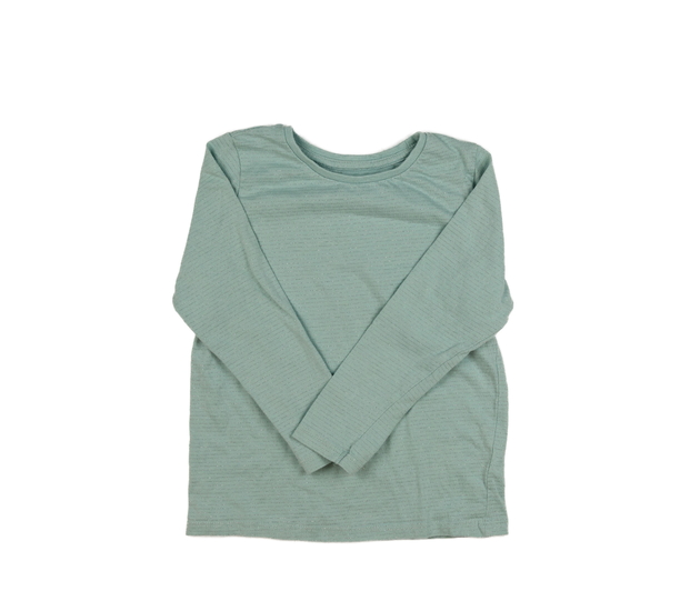 Zelené triko s metalickým vláknem 