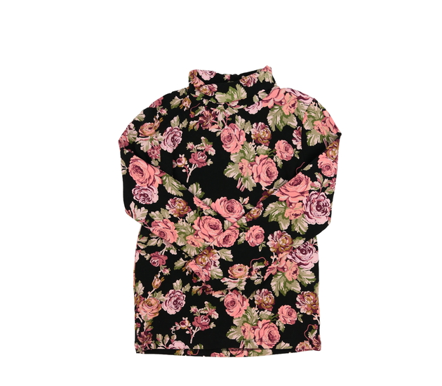 Tmavý květinový rolák Next