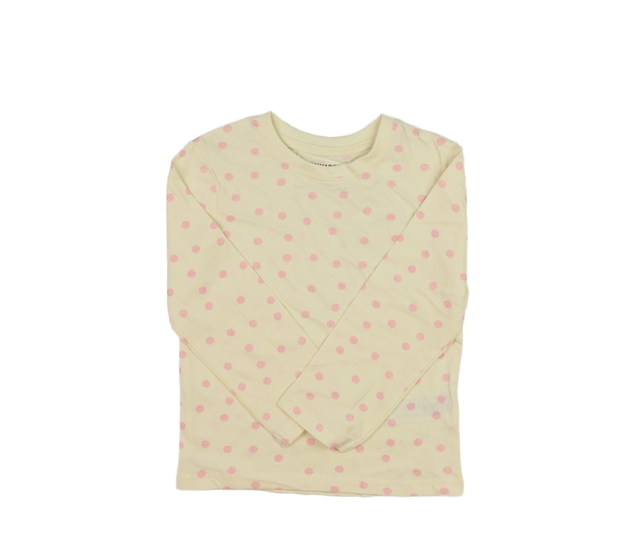 Krémové triko s kolečky Primark 