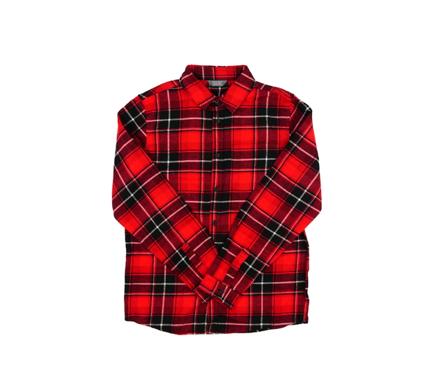 Červená kostkovaná košile Primark 