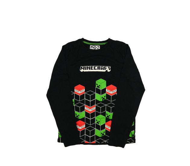 Černé triko Minecraft vel. 170 Next