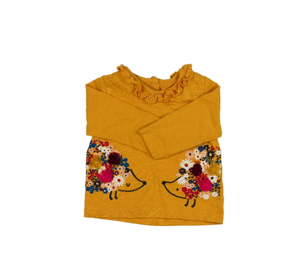 Žluté triko s ježečky F&F