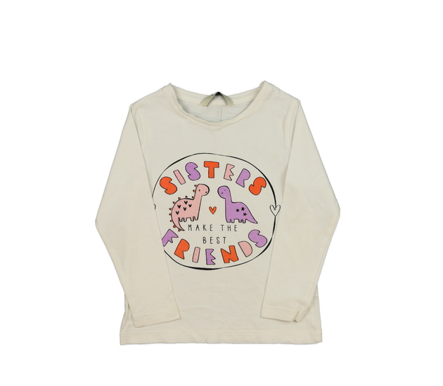 Bílé triko s dinosaury George