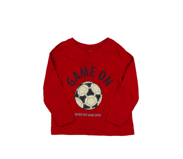 Červené triko pro milovníky fotbalu Primark 