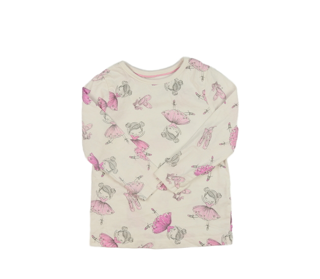 Krémové triko s baletkami George