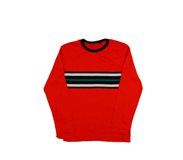 Oranžové triko s pruhy Next