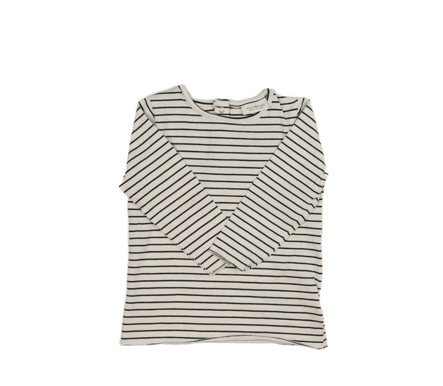 Bílé triko s tmavými pruhy Next