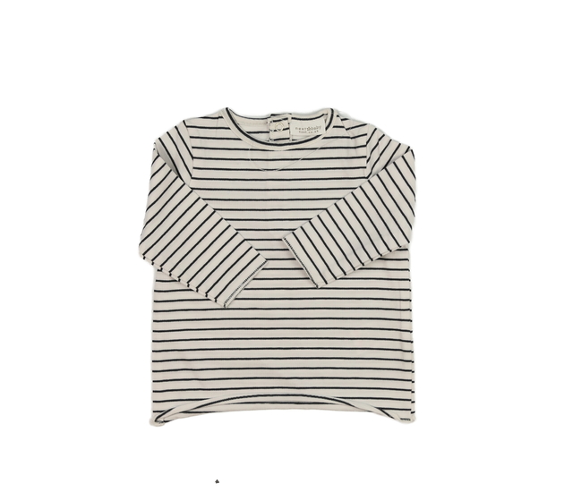 Bílé triko s tmavými pruhy Next