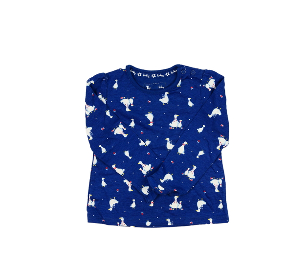 Modré triko s kachnami Tu 