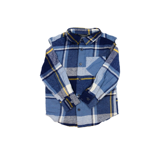 Modrá kostkovaná košile Primark 