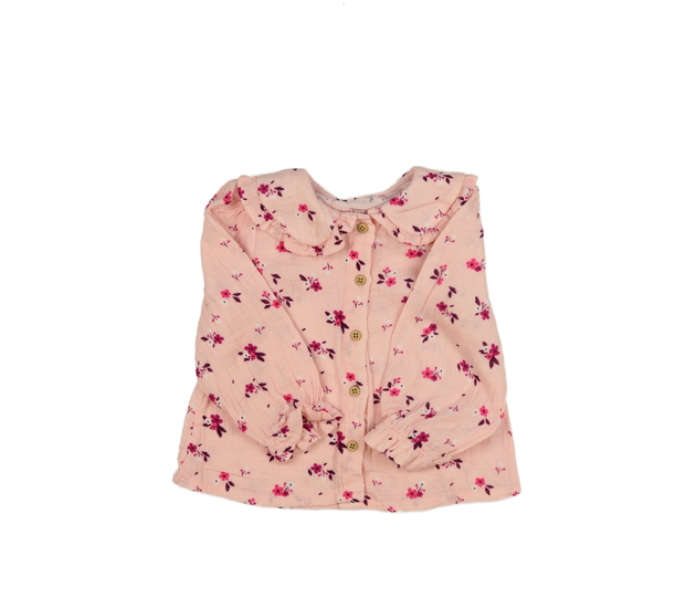 Růžová košile s květinami Nutmeg