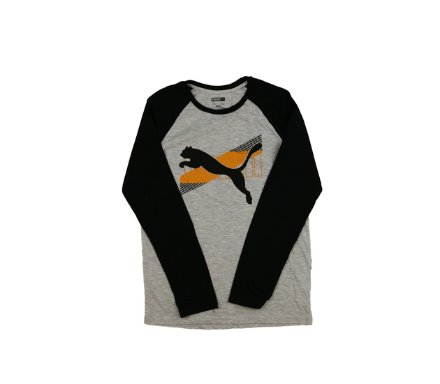Šedo-černé triko vel. 14-16 let Puma 