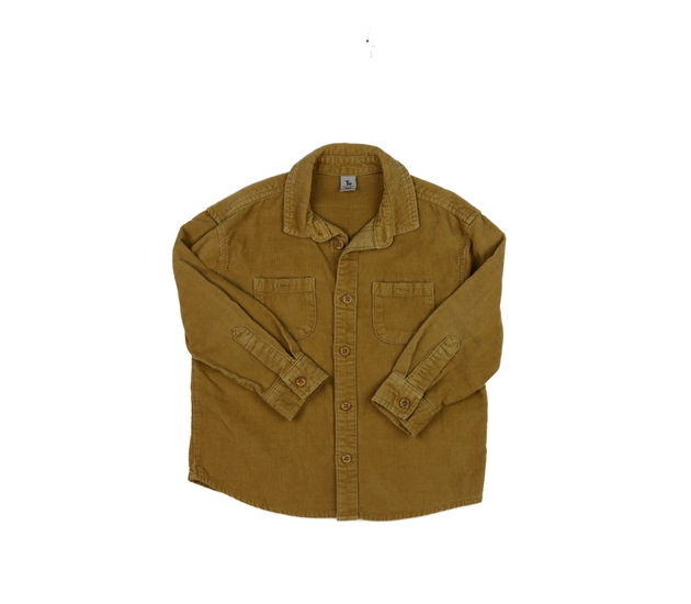 Hnědá manšestrová košile Tu  