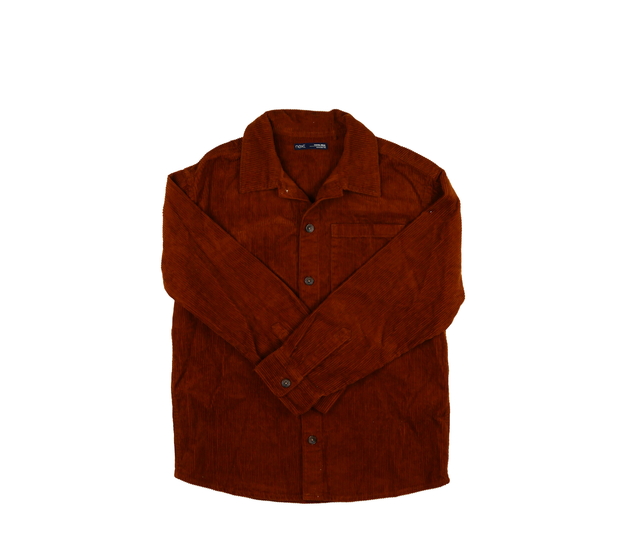 Hnědá manšestrová košile Next