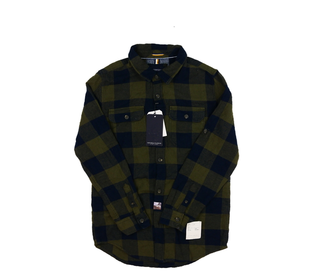 Nová kostkovaná tmavá košile 